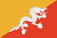 Butão Bandeira nacional